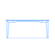 Furniture Dining Tables Lancaster Dining Table Rectangular Large Contour Svg Vector, Free Vectors File